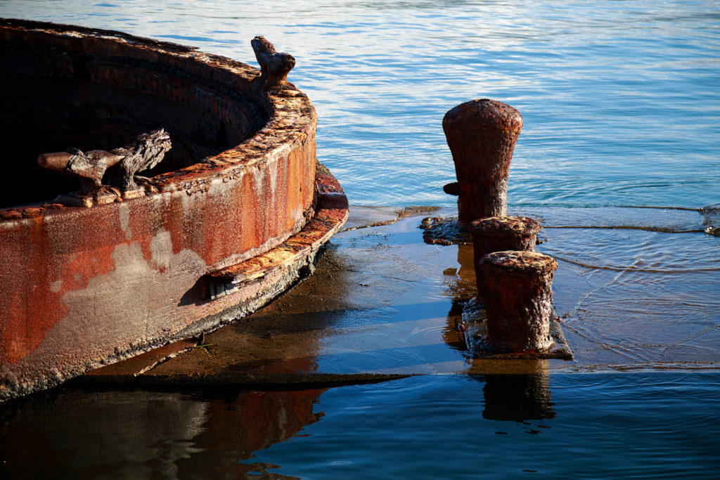 Remains of the USS Arizona 